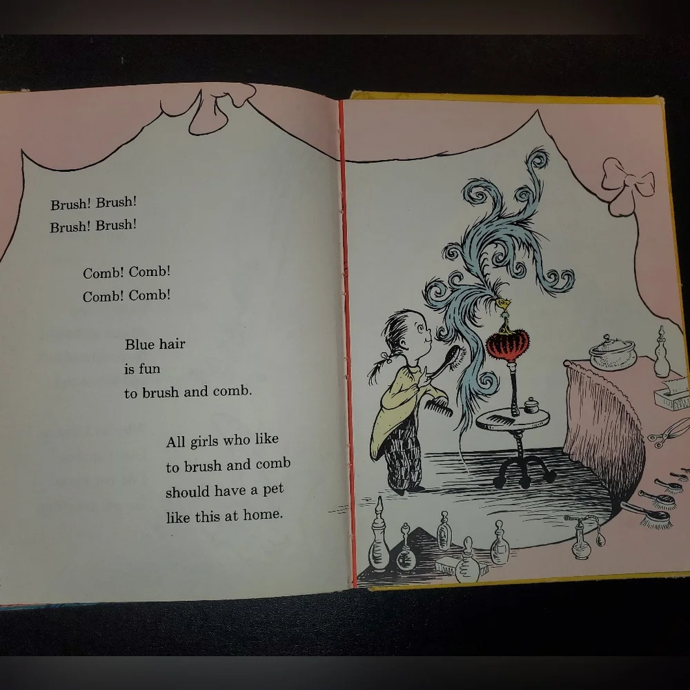 Dr. Seuss 'One Fish‎ Two Fish Red Fish Blue Fish' Book 1960